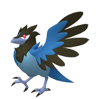 Corvisquire front-facing sprite from Mega Dimension