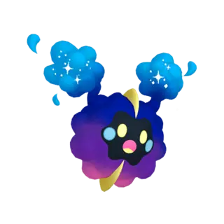 Cosmog front-facing sprite from Pokémon Ultra Moon