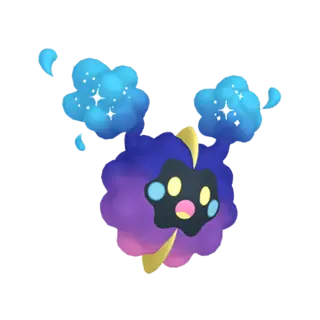 Cosmog shiny front-facing sprite from Pokémon Ultra Moon