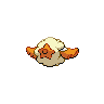 Cottonee shiny back-facing sprite from Pokémon Black