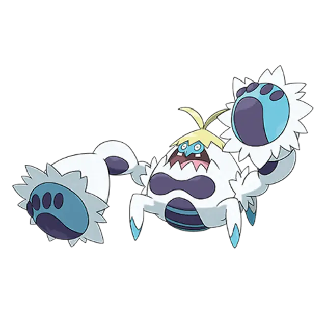 Crabominable, the Woolly Crab Pokémon — Fighting/Ice-type Pokémon official artwork