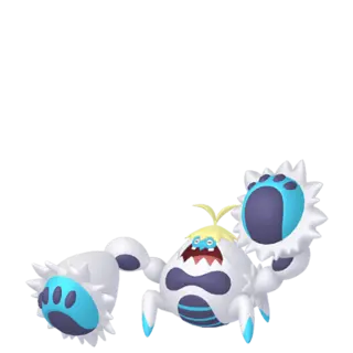 Crabominable front-facing sprite from Pokémon Violet