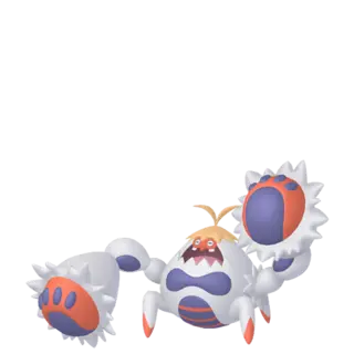 Crabominable shiny front-facing sprite from Pokémon Violet