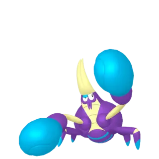 Crabrawler front-facing sprite from Pokémon Moon