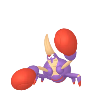 Crabrawler shiny front-facing sprite from Pokémon Moon