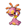 Cradily shiny front-facing sprite from Pokémon Black