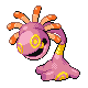 Cradily shiny front-facing sprite from Pokémon Diamond