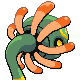 Cradily back-facing sprite from Pokémon SoulSilver