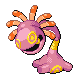 Cradily shiny front-facing sprite from Pokémon SoulSilver