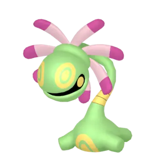 Cradily front-facing sprite from Pokémon XD: Gale of Darkness