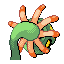 Cradily back-facing sprite from Pokémon Sapphire