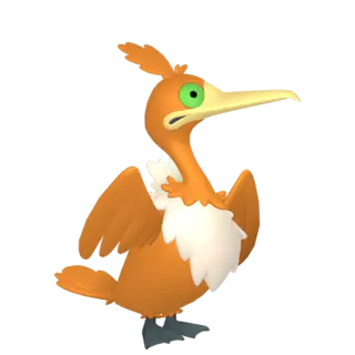 Cramorant shiny front-facing sprite from Pokémon Violet
