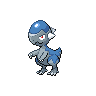 Cranidos front-facing sprite from Pokémon Black 2