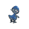 Cranidos back-facing sprite from Pokémon Black