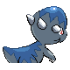 Cranidos back-facing sprite from Pokémon Pearl