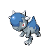Cranidos front-facing sprite from Pokémon Pearl