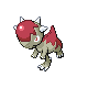 Cranidos shiny front-facing sprite from Pokémon Pearl