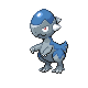Cranidos front-facing sprite from Pokémon SoulSilver