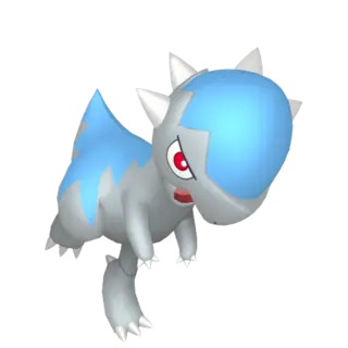 Cranidos front-facing sprite from Pokémon Scarlet