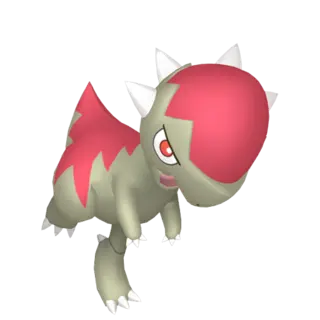 Cranidos shiny front-facing sprite from Pokémon Scarlet