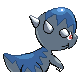 Cranidos back-facing sprite from Pokémon Platinum