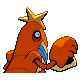 Crawdaunt back-facing sprite from Pokémon Pearl