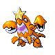 Crawdaunt shiny front-facing sprite from Pokémon Pearl