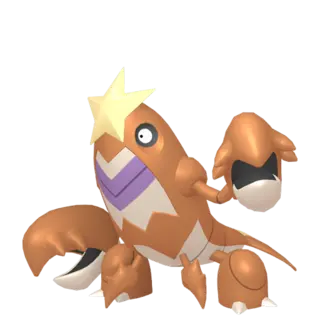 Crawdaunt shiny front-facing sprite from Pokémon Brilliant Diamond