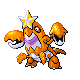 Crawdaunt shiny front-facing sprite from Pokémon Platinum
