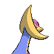 Cresselia back-facing sprite from Pokémon Pearl