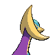 Cresselia shiny back-facing sprite from Pokémon Pearl