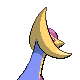 Cresselia back-facing sprite from Pokémon HeartGold