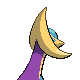 Cresselia shiny back-facing sprite from Pokémon HeartGold