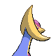 Cresselia back-facing sprite from Pokémon Platinum