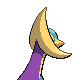 Cresselia shiny back-facing sprite from Pokémon Platinum