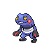 Croagunk front-facing sprite from Pokémon Diamond