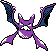 Crobat front-facing sprite from Pokémon Crystal