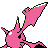 Crobat shiny back-facing sprite from Pokémon Crystal