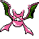 Crobat shiny front-facing sprite from Pokémon Crystal