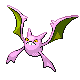 Crobat shiny front-facing sprite from Pokémon Diamond