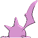 Crobat shiny back-facing sprite from Pokémon HeartGold