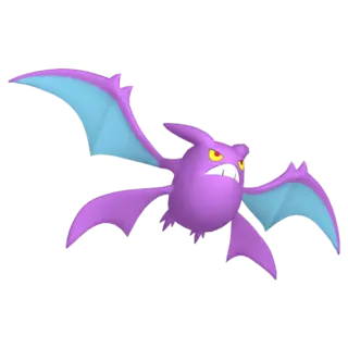 Crobat front-facing sprite from Pokémon XD: Gale of Darkness
