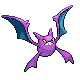 Crobat front-facing sprite from Pokémon Platinum