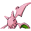 Crobat shiny back-facing sprite from Pokémon Ruby