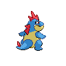 Croconaw back-facing sprite from Pokémon White 2