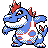 Croconaw front-facing sprite from Pokémon Crystal