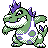 Croconaw shiny front-facing sprite from Pokémon Crystal