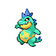 Croconaw shiny front-facing sprite from Pokémon Pearl