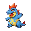 Croconaw front-facing sprite from Pokémon Emerald