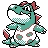Croconaw front-facing sprite from Pokémon Silver
